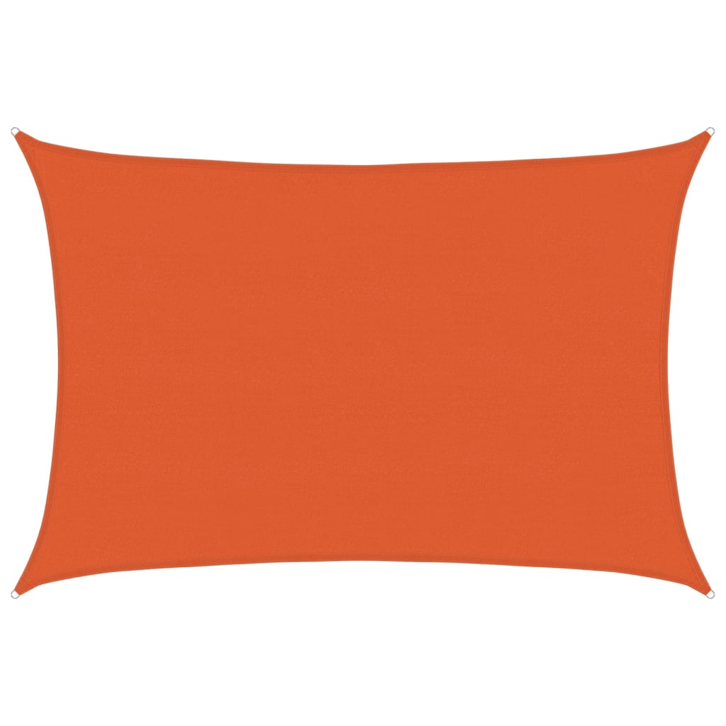 Vidaxl Zonnezeil 160 g m² rectangular 5x7 m hdpe oranje