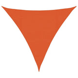 VidaXL voile d'ombrage 160 g m² 4x4x4 m PEHD orange