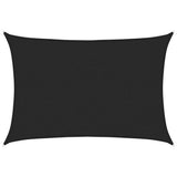 Vidaxl Zonnezeil 160 g m² 2x2,5 m HDPE noir