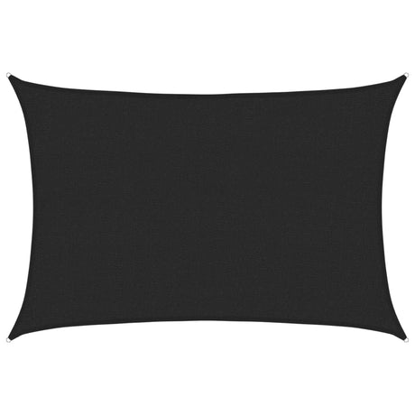 Vidaxl Zonnezeil 160 g m² 2x2,5 m HDPE noir