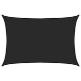 Vidaxl Zonnezeil 160 g m² 2x3 m HDPE noir