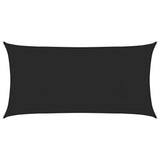 Vidaxl Zonnezeil 160 g m² 2x4 m HDPE noir