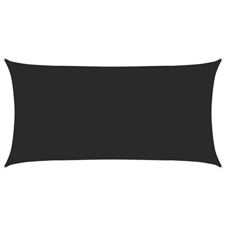 Vidaxl Zonnezeil 160 g m² 2x4 m HDPE noir