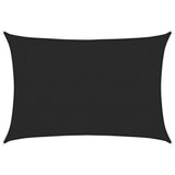 Vidaxl Zonnezeil 160 g m² 3x4 m HDPE noir