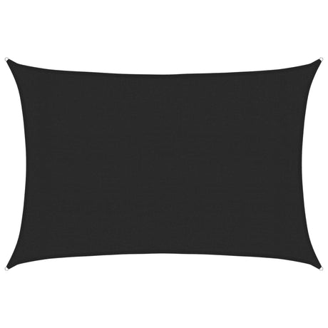 Vidaxl Zonnezeil 160 g m² 3x4 m HDPE noir