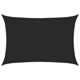 Vidaxl Zonnezeil 160 g m² 3x4,5 m HDPE noir