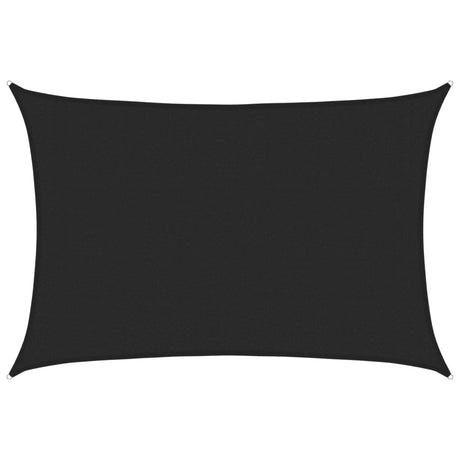Vidaxl Zonnezeil 160 g m² 3x5 m HDPE noir