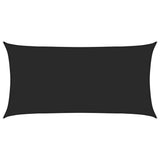 Vidaxl Zonnezeil 160 g m² 3x6 m HDPE noir