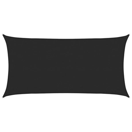Vidaxl Zonnezeil 160 g m² 3x6 m HDPE noir