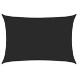 Vidaxl Zonnezeil 160 g m² 3,5x4,5 m HDPE noir