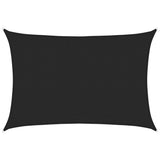 Vidaxl Zonnezeil 160 g m² 3,5x5 m HDPE noir