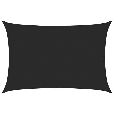 Vidaxl Zonnezeil 160 g m² 5x7 m HDPE noir