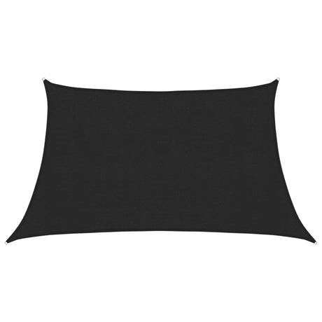 Vidaxl Zonnezeil 160 g m² 3 4x2 m HDPE noir