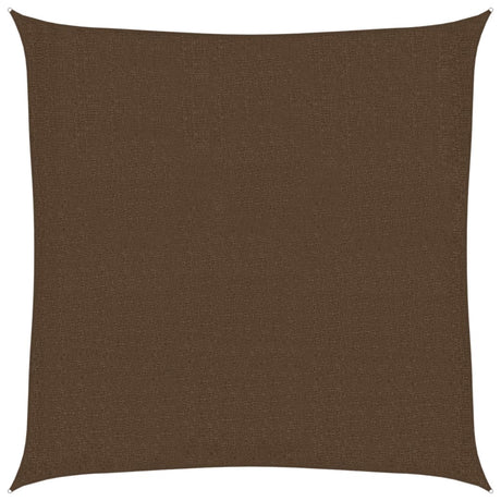 Vidaxl Zonnezeil 160 g m² 3x3 m HDPE Brown