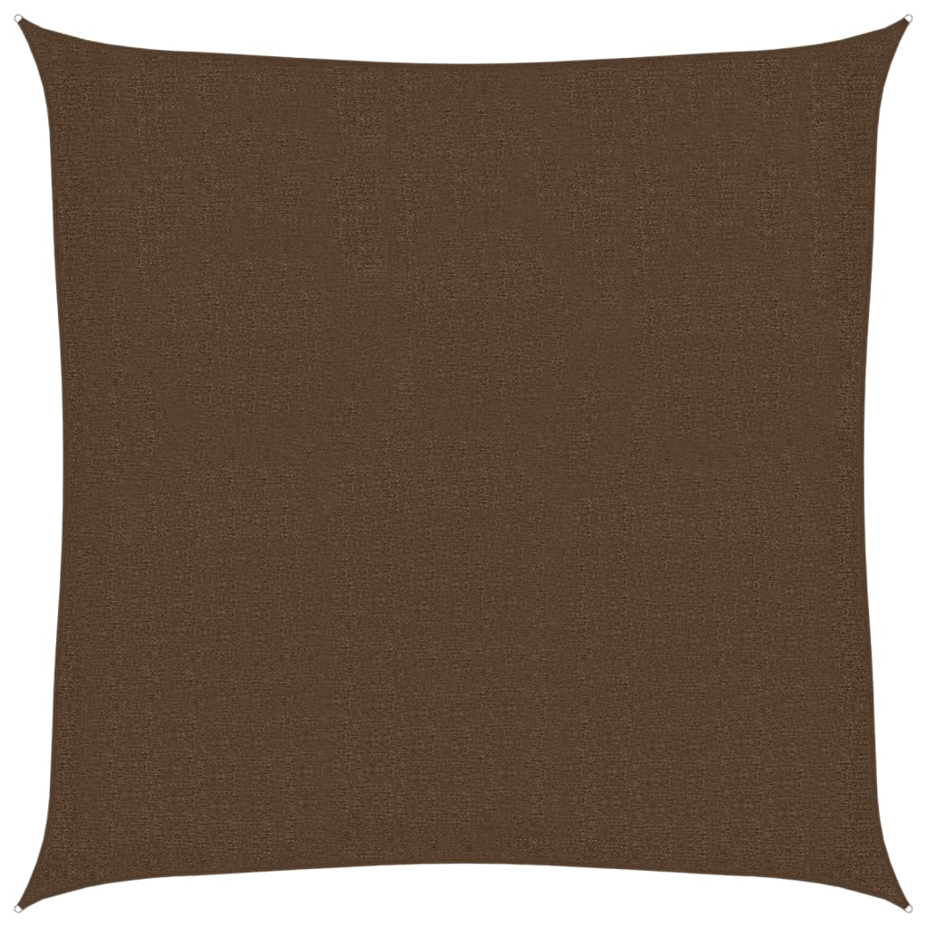 Vidaxl zonnenze 160 g m² 3.6x3.6 m hdps Brown