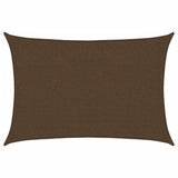 Vidaxl Zonnezeil 160 g m² 2x3 m HDPE Brown