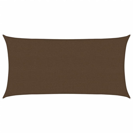 Vidaxl Zonnezeil 160 g m² 2x3,5 m HDPE Brown