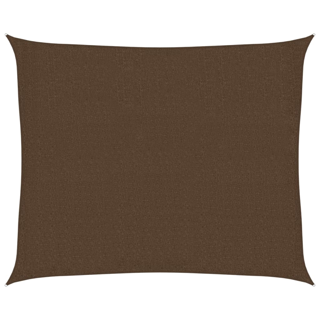 Vidaxl Zonnezeil 160 g m² 2,5x3 m HDPE Brown