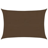 Vidaxl Zonnezeil 160 g m² 3x4 m HDPE Brown