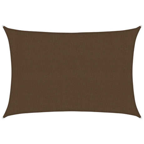 Vidaxl Zonnezeil 160 g m² 3x4,5 m HDPE Brown