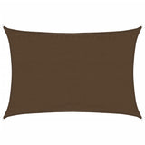 Vidaxl zonnenzeechen 160 g m² 3.5x4.5 m hdps Brown