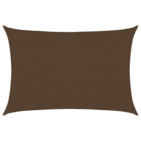 Vidaxl Zonnezeil 160 g m² 4x5 m HDPE Brown