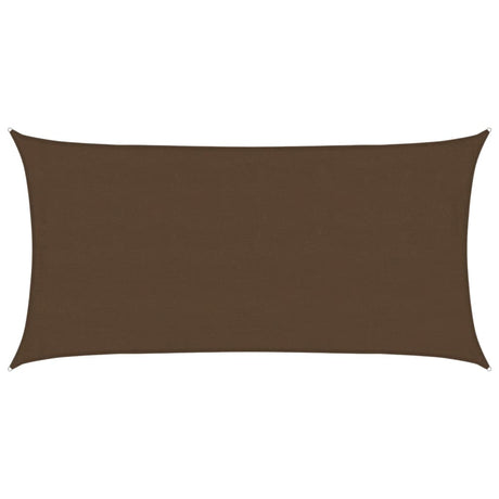 Vidaxl Zonnezeil 160 g m² 4x7 m HDPE Brown