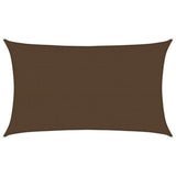 Vidaxl Zonnezeil 160 g m² 5x8 m HDPE Brown