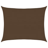 Vidaxl Zonnezeil 160 g m² 6x7 m HDPE Brown