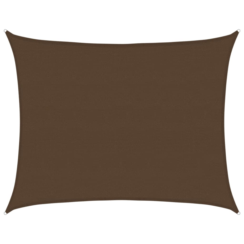 Vidaxl Zonnezeil 160 g m² 6x7 m HDPE Brown