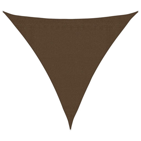 Vidaxl Zonnezeil 160 g m² 3,6x3,6x3,6 m brun HDPE