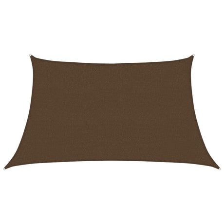 Vidaxl Zonnezeil 160 g m² 3 4x2 m HDPE Brown