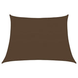 Vidaxl Zonnezeil 160 g m² 4 5x3 m HDPE Brown