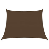 Vidaxl Zonnezeil 160 g m² 4 5x3 m HDPE Brown