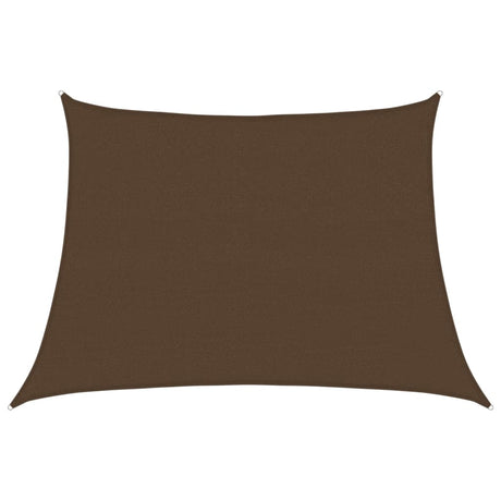 Vidaxl Zonnezeil 160 g m² 4 5x3 m HDPE Brown