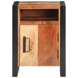 Vidaxl nachtkastje 40x35x55 cm massief acaciahout