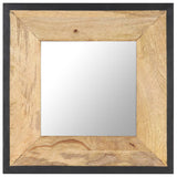 Vidaxl Mirror 50x50 cm en bois de mangue solide
