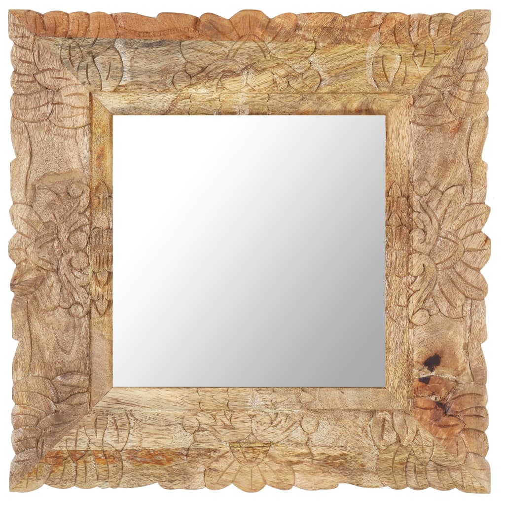 Vidaxl mirror 50x50 cm Solid mango wood