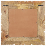 Vidaxl Mirror 50x50 cm en bois de mangue solide