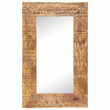 Vidaxl Mirror Hand -Cut 80x50x2,5 cm trden mangov les