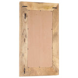 Vidaxl Mirror Hand -cort 80x50x2.5 cm de madera de mango sólida