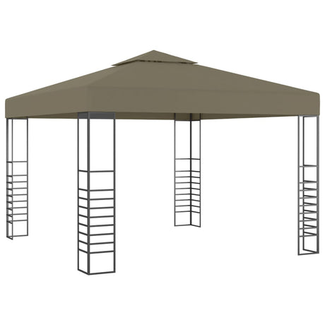 Vidaxl tuinpaviljoen 180 g m² 3x3 m taupe