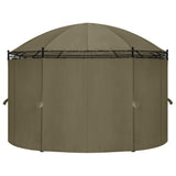 Vidaxl Arbor med gardiner 180 g m² 520x349x255 cm taupe