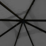 Vidaxl arbor 180 g m² 4x4x3 m de couleur anthracite