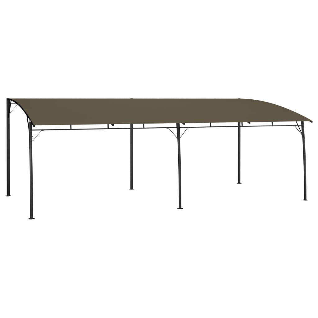 Vidaxl sun canopy 6x3x2.55 m taupe