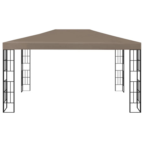 Vidaxl prieel 4x3 m taupe