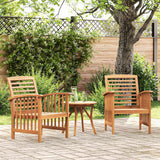 Vidaxl tuinstoelen 2 st massief acaciahout