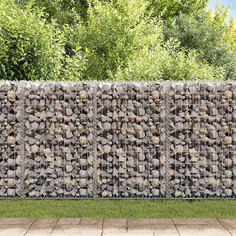 Mur de schanskorf Vidaxl avec couvercles 60x50x150 cm en acier galvanisé