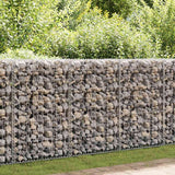 Mur de schanskorf Vidaxl avec couvercles 150x60x100 cm en acier galvanisé