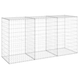 Vidaxl Schanskorf wall with lids 200x60x100 cm galvanized steel